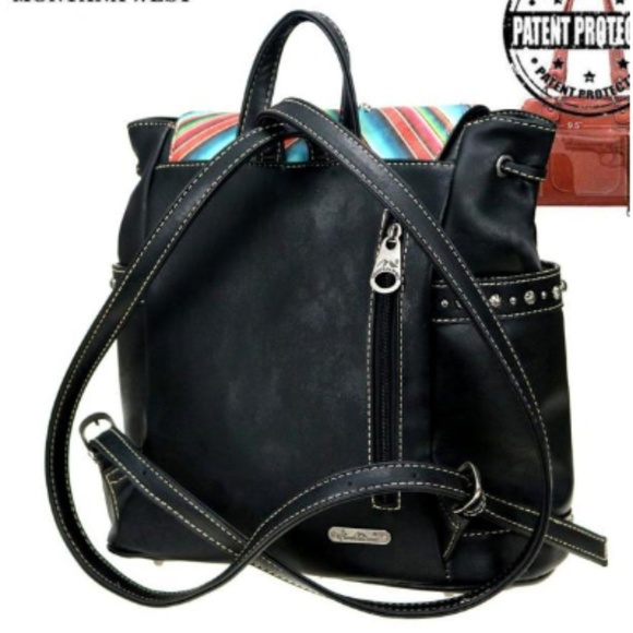 Montana West Aztec Serape Backpack - Picture 2 of 4